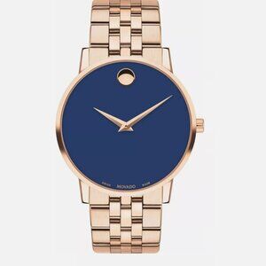 Movado Blue Dial Museum Watch Steel